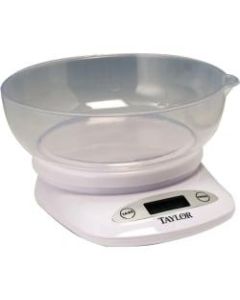 Taylor Digital Kitchen Scale With Bowl, 4.4 Lb