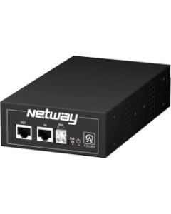 Altronix Single Port Hi-PoE Injector for Standard & Enhanced Power Network Infrastructure - 120 V AC, 230 V AC Input - 56 V DC Output - 1 x 10/100/1000Base-T Input Port(s) - 1 x 10/100/1000Base-T Output Port(s) - 60 W