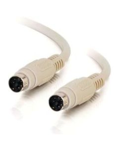 C2G 6ft PS/2 M/M Keyboard/Mouse Cable - mini-DIN (PS/2) Male - mini-DIN Male - 6ft - Beige