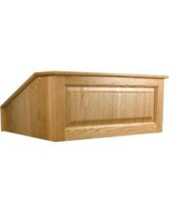AmpliVox SN3025 - Victoria Tabletop Lectern - 12in Height x 26in Width x 22in Depth - Lacquer, Maple - Hardwood Solid