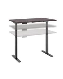 Bush Business Furniture Move 60 Series 48inW x 30inD Height Adjustable Standing Desk, Storm Gray/Black Base, Standard Delivery