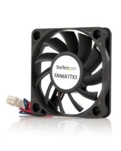 StarTech.com Replacement 60mm Ball Bearing CPU Case Fan - TX3 Connector - System fan kit - 60 mm - 60mm - 4000rpm