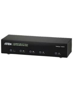 ATEN 4-Port VGA Switch with Audio - 1920 x 1440 - WUXGA - 4 x 11 x VGA Out