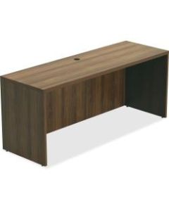 Lorell Chateau Series Credenza, 72inW x 24inD, Walnut
