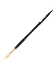 Winsor & Newton Artists Oil Paint Brush, Size 7, Bright Bristle, Hog Hair, Black