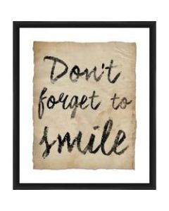 PTM Images Framed Wall Art, Smile I, 25 1/2inH x 21 1/2inW