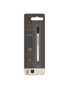 Parker Rollerball Pen Refill, Medium Point, 0.7 mm, Black