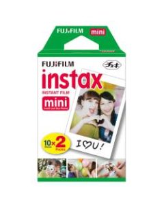 Fujifilm instax mini Film For instax mini Cameras, Pack Of 2, MINIFILMTWINPK