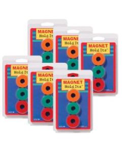 Dowling Magnets Ceramic Ring Magnets, 6 Per Pack, 6 Packs