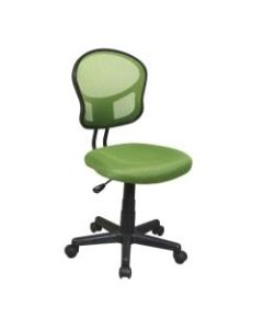 OSP Designs Screen-Back Task Chair, Green