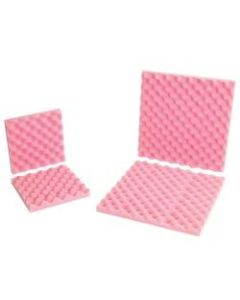 Office Depot Brand Antistatic Convoluted Foam Sets, 2inH x 24inW x 24inD, Pink, Case Of 6