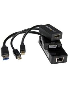 StarTech.com 3-in-1 Accessory Kit for Surface and Surface Pro 4 - mDP to HDMI or VGA - USB 3.0 to GbE