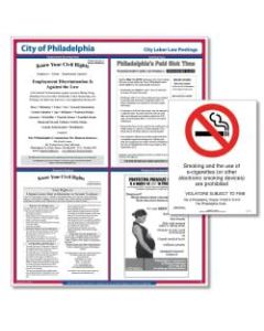 ComplyRight City Poster Bundle, English, Philadelphia, Pennsylvania