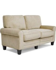 Serta RTA Copenhagen Collection Fabric Loveseat Sofa, 61inW, Vanity Beige