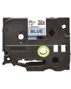 Brother P-Touch TZe-561 Label Tape, 1-7/16in x 26-1/4ft, Black/Blue