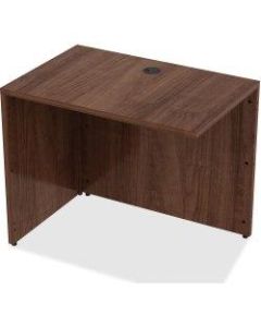 Lorell Essentials Series Reverse Return Shell, 29-1/2inH x 36inW x 24inD, Walnut