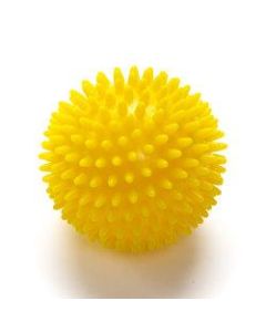 Black Mountain Products Deep-Tissue Massage Ball With Spikes, Yellow