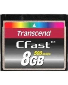 Transcend TS8GCFX500 8 GB CFast Card - 500x Memory Speed