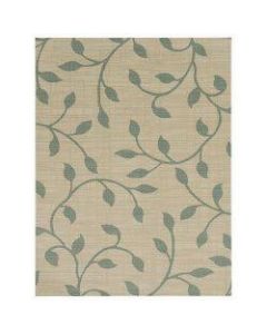 Foss Floors Area Rug, 6ftH x 8ftW, Vine, Blue/Beige