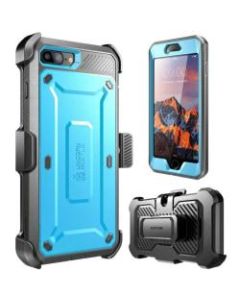 i-Blason Unicorn Beetle Pro Carrying Case (Holster) Apple iPhone 8 Smartphone - Blue - Shock Absorbing - Polycarbonate - Holster, Belt Clip