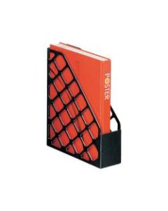 Office Depot Brand 30% Recycled Mesh Plastic Magazine File, Standard, Black