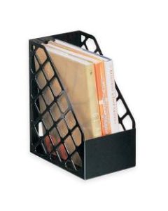 Office Depot Brand 30% Recycled Mesh Plastic Magazine File, Large, Black