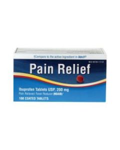 Medline Ibuprofen Tablets, 200mg, Pack Of 100