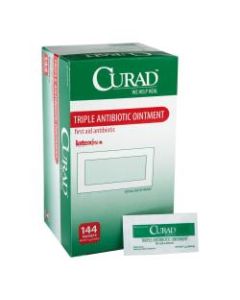 Curad Triple Antibiotic Ointment, .9G Packet, 144/Bx