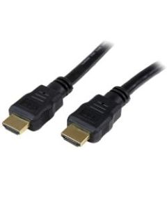 StarTech.com 12ft High Speed HDMI Cable - Ultra HD 4k x 2k HDMI Cable - HDMI to HDMI M/M - First End: 1 x HDMI Male Digital Audio/Video - Second End: 1 x HDMI Male Digital Audio/Video - Shielding - Gold Plated Contact - Black