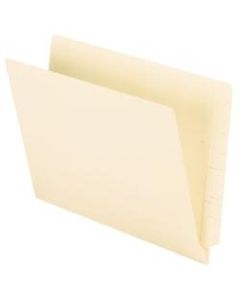 Pendaflex 2-Ply End-Tab Folders, Letter Size, 3/4in Expansion, Straight-Cut Tab, Manila, Box Of 100