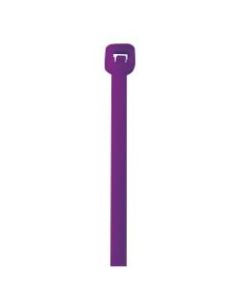 Office Depot Brand Color Cable Ties, 14in, Purple, Case Of 1,000
