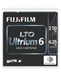 Fujifilm LTO Ultrium 6 Data Cartridge - LTO-6 - 2.50 TB (Native) / 6.25 TB (Compressed) - 2775.59 ft Tape Length