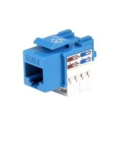 StarTech.com Cat 6 RJ45 Keystone Jack Blue - 110 Type - RJ-45