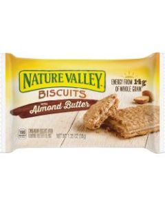 NATURE VALLEY Flavored Biscuits - Almond Butter, Cinnamon - Box - 1.35 oz - 16 / Box