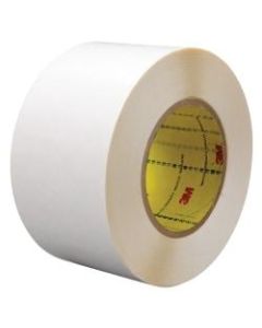 3M 9579 Double-Sided Film Tape, 3in Core, 2in x 108ft, White, Case Of 2