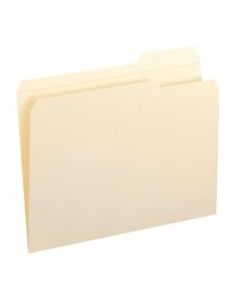 Smead File Folders, Reinforced Tab, 1/3 Cut, Right Position, Letter Size, Manila, Box Of 100