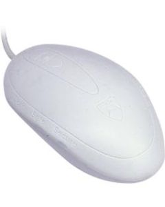 Seal Shield Mouse - Optical - Cable - White - USB - 800 dpi - Scroll Button - 5 Button(s)