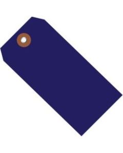 Office Depot Brand Plastic Shipping Tags, 4 3/4in x 2 3/8in, Blue, Case Of 100