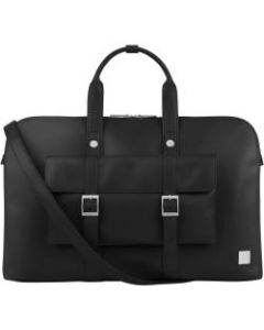 Moshi Treya Briefcase - Jet Black, Two-in-one Messenger, Briefcase for Laptops up to 13in