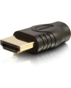 C2G HDMI to HDMI Micro Adapter - Female to Male - 1 x HDMI (Type A) Male Digital Audio/Video - 1 x HDMI (Micro Type D) Female Digital Audio/Video - Black