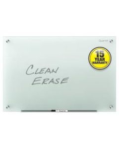 Quartet Infinity Glass Unframed Non-Magnetic Dry-Erase Whiteboard, 18in x 24in, Frosted White