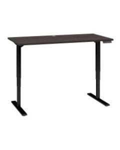 Bush Business Furniture Move 80 Series 60inW x 30inD Height Adjustable Standing Desk, Storm Gray/Black Base, Standard Delivery