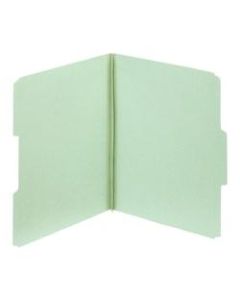 Pendaflex Pressboard File Folders, 100% Recycled, Letter Size, Light Green, Box Of 25 Folders