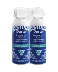 Century Gas Compressed Duster For Home/Office Equipment, 10, Oz, Pack Of 2