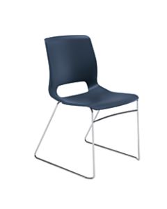 HON Motivate Sled-Base Stacking Chair, Regatta, Set Of 4