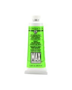 Grumbacher Max Water Miscible Oil Colors, 1.25 Oz, Thalo Yellow Green, Pack Of 2