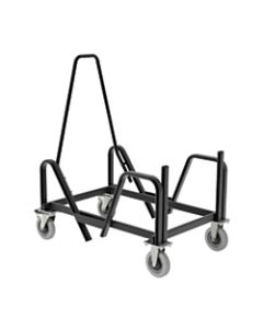 HON Motivate Chair Cart For High-Density Stackers, Black