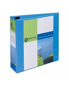 Avery Nonstick Heavy-Duty View 3-Ring Binder With EZ-Turn Rings, 3in D-Rings, 53% Recycled, Light Blue