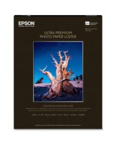 Epson Ultra Premium Photo Paper, 17in x 22in, Ream Of 25 Sheets