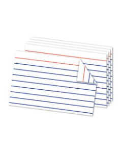 Office Depot Brand Double Sided Index Cards, 4in x 6in, White, Pack Of 100
